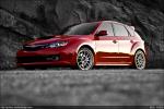 2008 Lightning Red STI