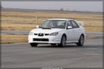 Chris' White STI on the front straight #2