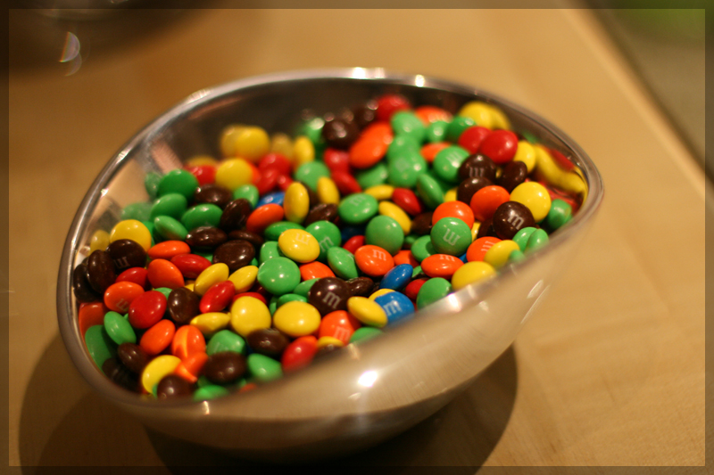 Bowl of M&Ms