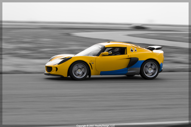 Cup 240 on the front straight #1 -- Selective Coloring