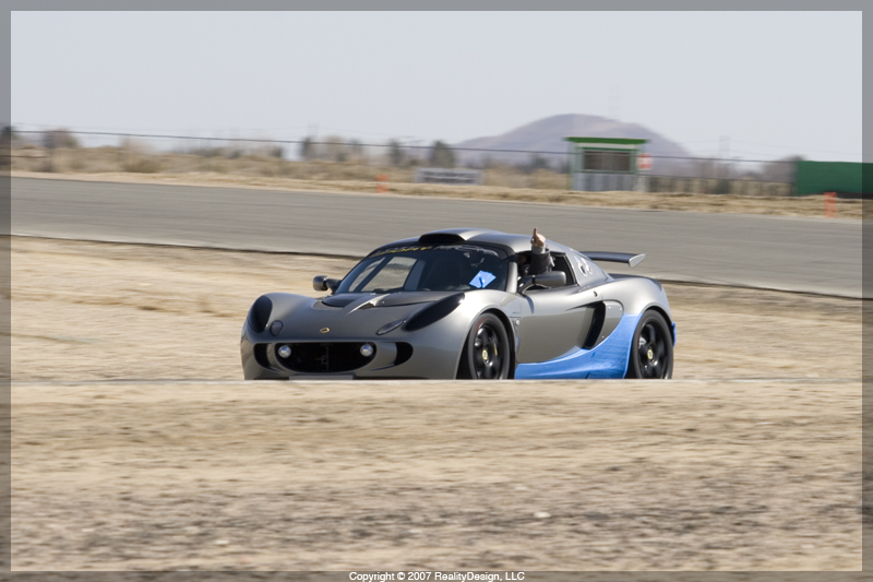 2007 Exige Cup - Exiting the track