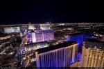 Bally's and the Strip from Above - Blue