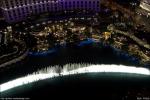 The Belagio Fountain Show from Above